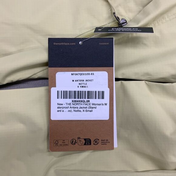 Women’s The North Face Antora Jacket Nettle X-Small - Picture 3 of 3
